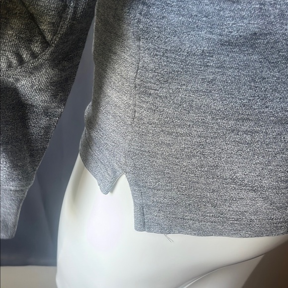 J. Crew Classic Gray and Black Striped Crewneck Sweater - Picture 7 of 9